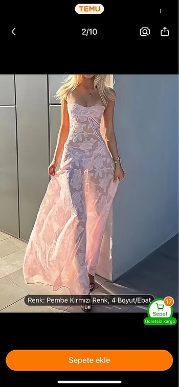 Pinterest pembe elbise temu