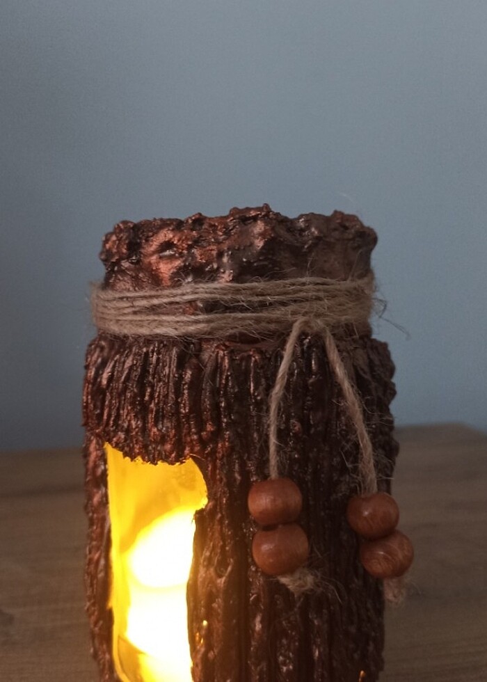 DEKORATİF LAMBA KAVANOZ-MUMLUK - Görsel 2