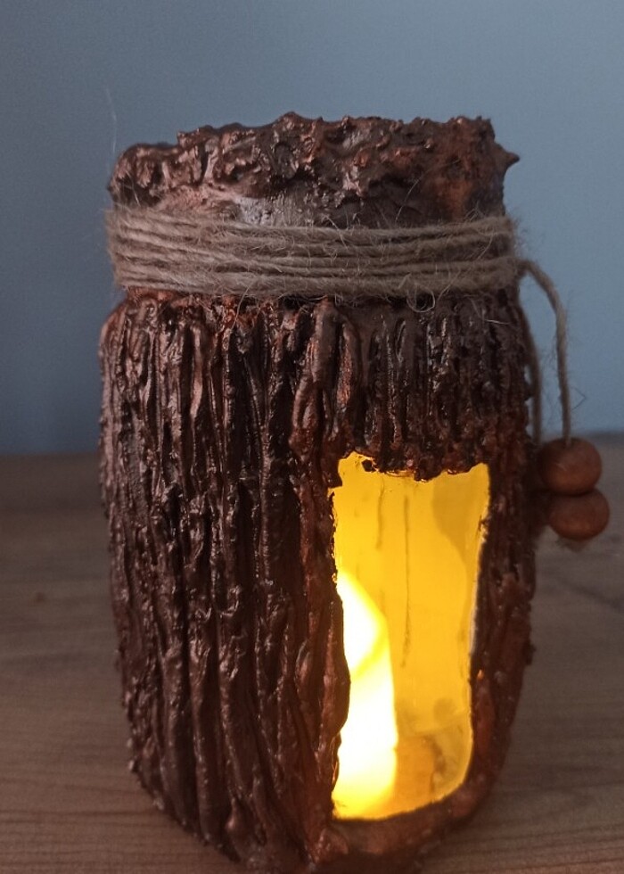 DEKORATİF LAMBA KAVANOZ-MUMLUK - Görsel 4