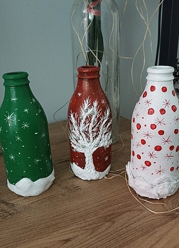 Dekoratif 3lü şişe - Görsel 2