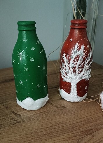 Dekoratif 3lü şişe - Görsel 4