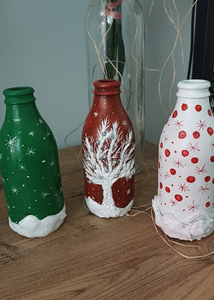 Dekoratif 3lü şişe - Görsel 2