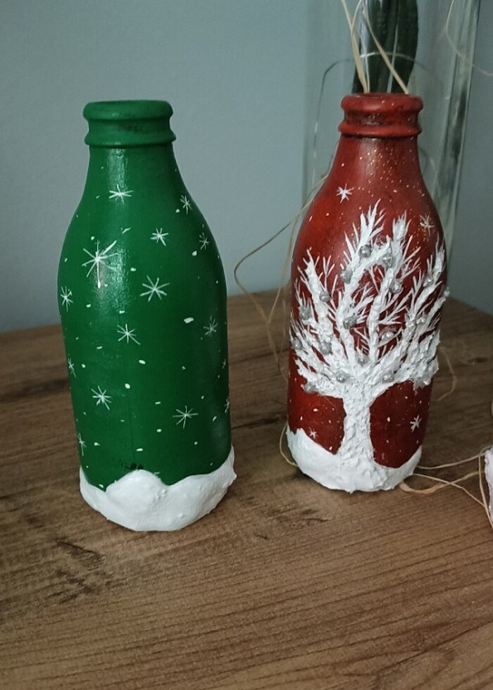 Dekoratif 3lü şişe - Görsel 4