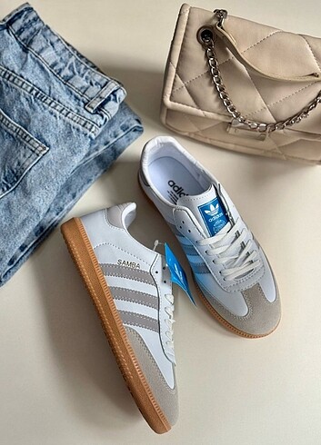 40 Beden beyaz Renk Adidas samba