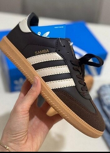 39 Beden kahverengi Renk Adidas samba