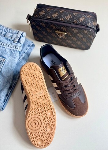 39 Beden kahverengi Renk Adidas samba