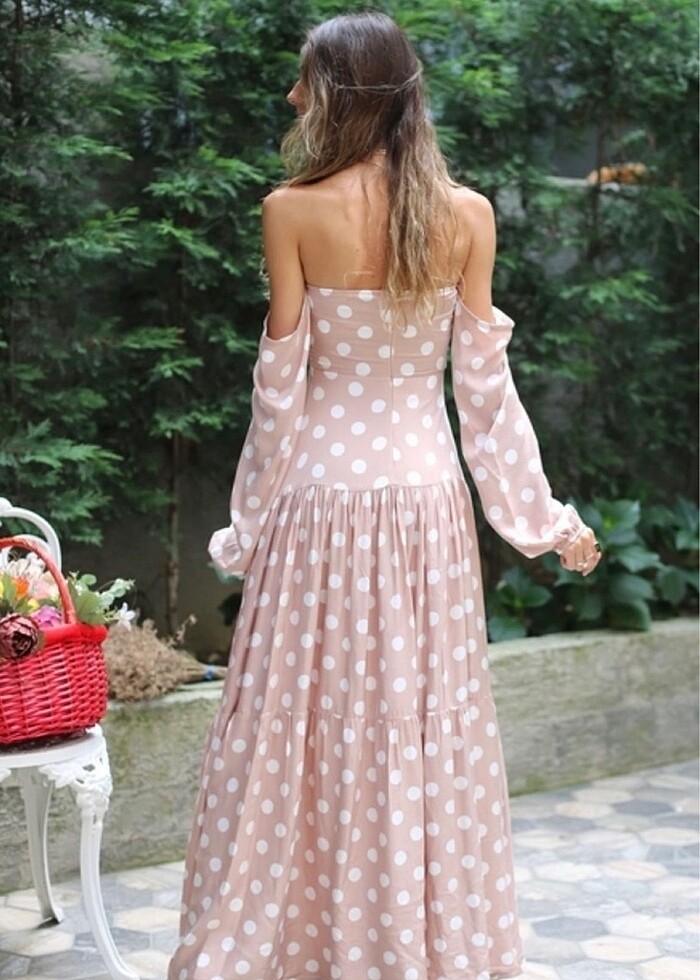 Straplez elbise - Görsel 2