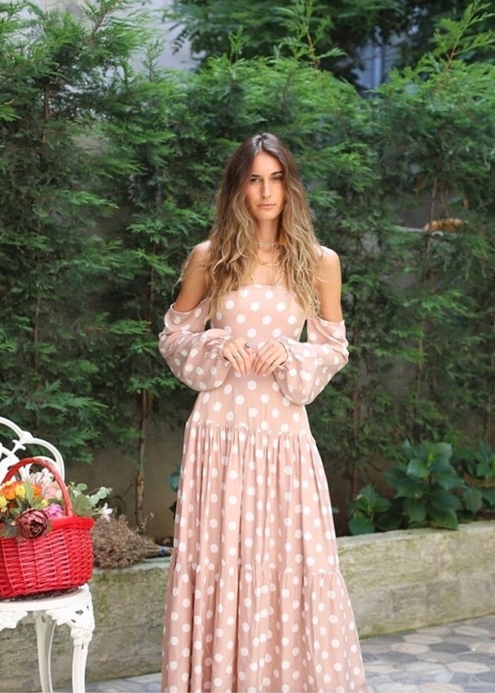 Straplez elbise - Görsel 3