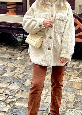 Stradivarius kürk - Görsel 3