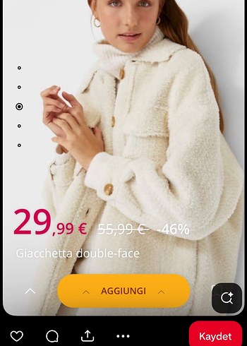 Stradivarius kürk - Görsel 2