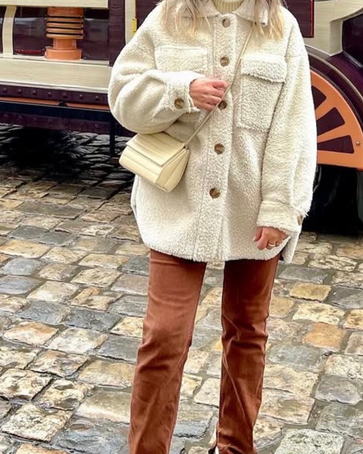 Stradivarius kürk - Görsel 3