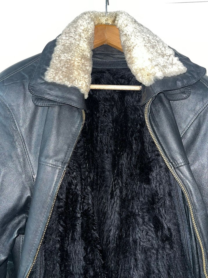 Hakiki deri ceket - Görsel 3