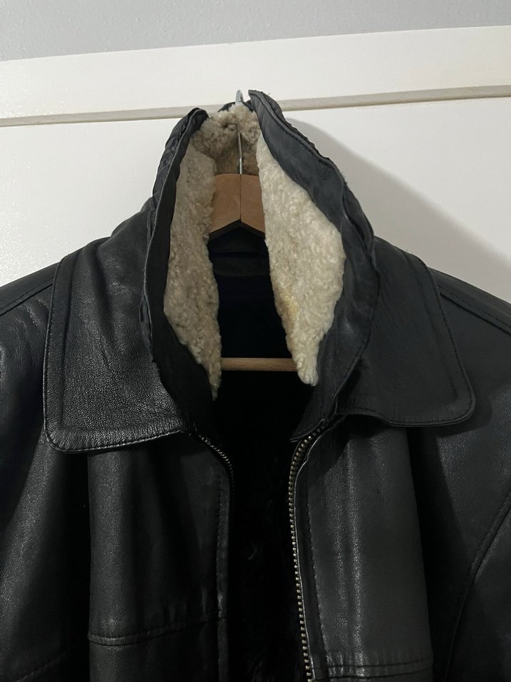 Hakiki deri ceket - Görsel 4