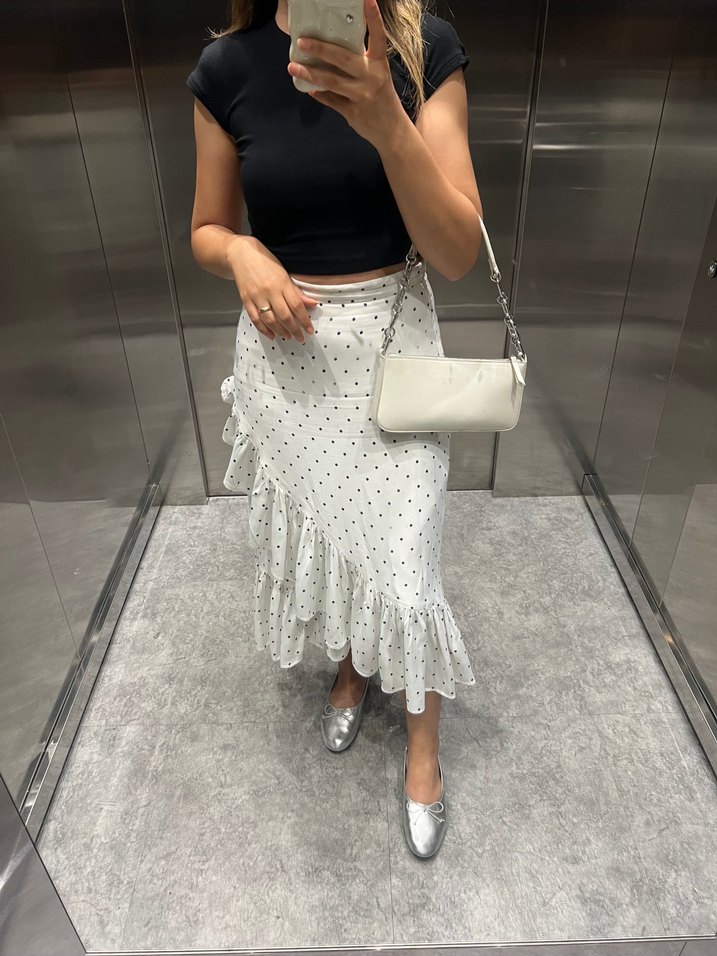 H&M saten etek - Görsel 2