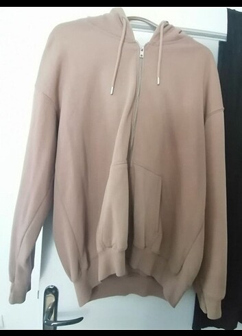 Addax kahverengi oversize hirka