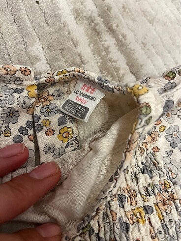 12-18 Ay Beden camel Renk Kız çocuk elbise