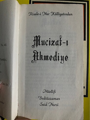  Mucizat-ı Ahmediye