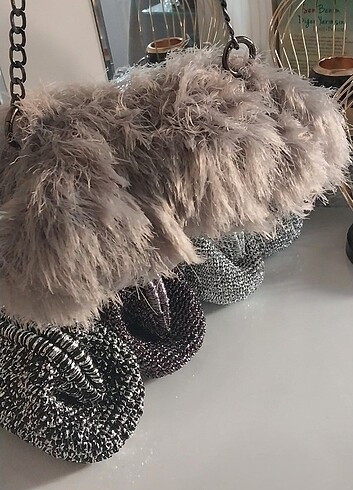  Beden Clutch ve kol çantası 