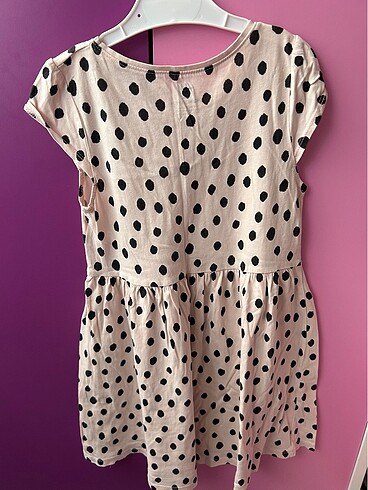 H&M kız cocuk penye elbise 4-6 yaş - Görsel 3