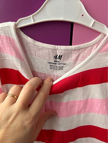 H&M kız çocuk elbise 4-6 yaş - Görsel 2