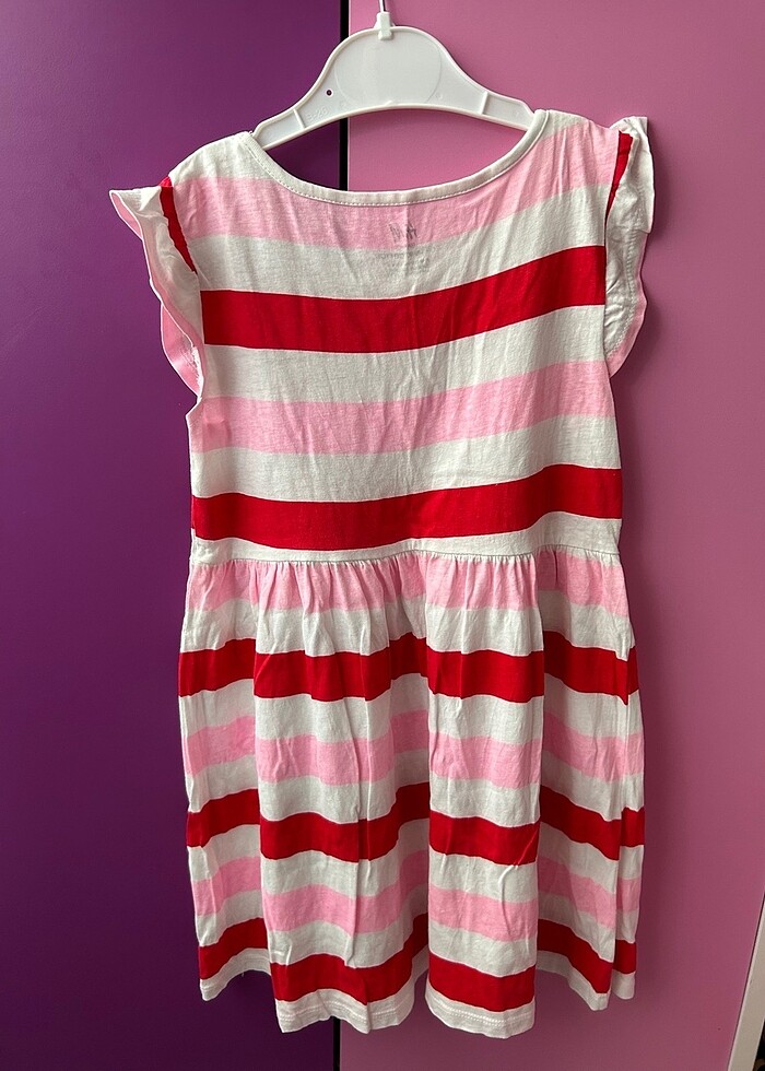 H&M kız çocuk elbise 4-6 yaş - Görsel 3