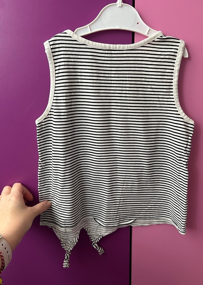 Roly poly yazlık üst askılı tişört 4 yaş - Görsel 3