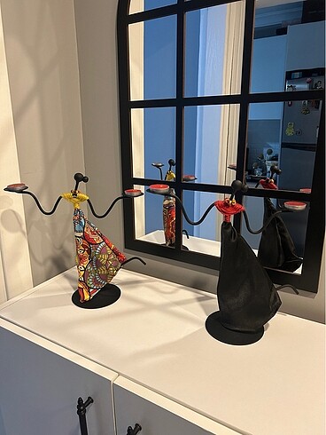 Dekoratif süs ev dekorasyonu mum şamdan - Görsel 6