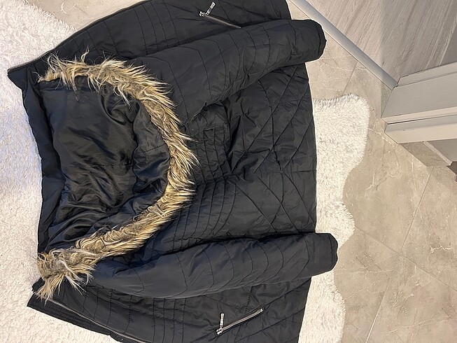 Lcw kalın şişme içi polar 40 beden mont - Görsel 5