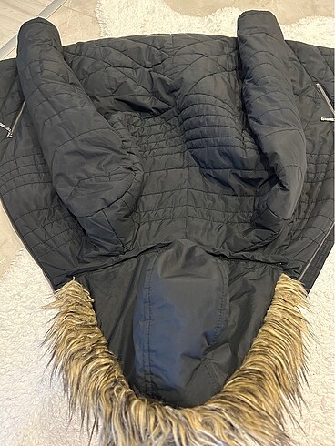 Lcw kalın şişme içi polar 40 beden mont - Görsel 6
