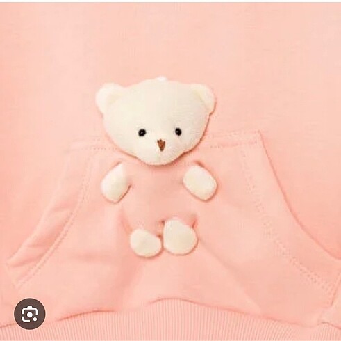 Diğer Ebebek Teddy Kız bebek Eşofman Takımı (Mercan Rengi)