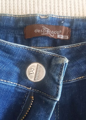 Kadın Mavi Tie-Dye Street Style Kot Pantolon - Görsel 7