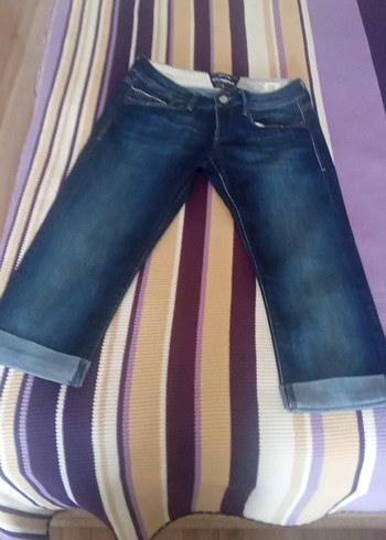 mavi jeans Amerika Kadın mavi  Midi Boy  Pantolon - Görsel 17