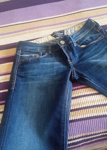 mavi jeans Amerika Kadın mavi  Midi Boy  Pantolon - Görsel 15