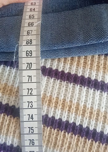 mavi jeans Amerika Kadın mavi  Midi Boy  Pantolon - Görsel 11