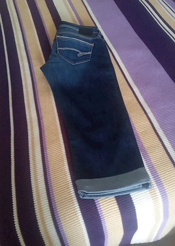 mavi jeans Amerika Kadın mavi  Midi Boy  Pantolon - Görsel 16