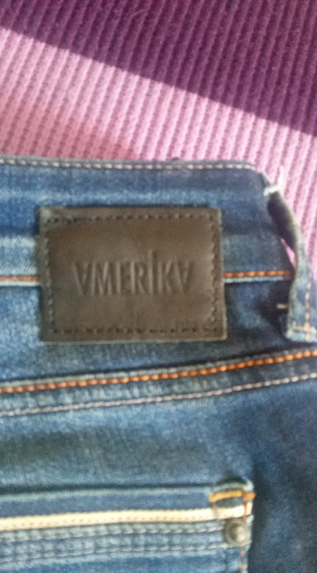 mavi jeans Amerika Kadın mavi  Midi Boy  Pantolon - Görsel 4