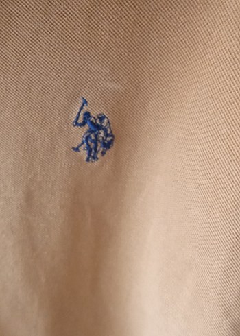 Erkek orjinal Bej Uzun Kollu Polo Tişört - Görsel 3