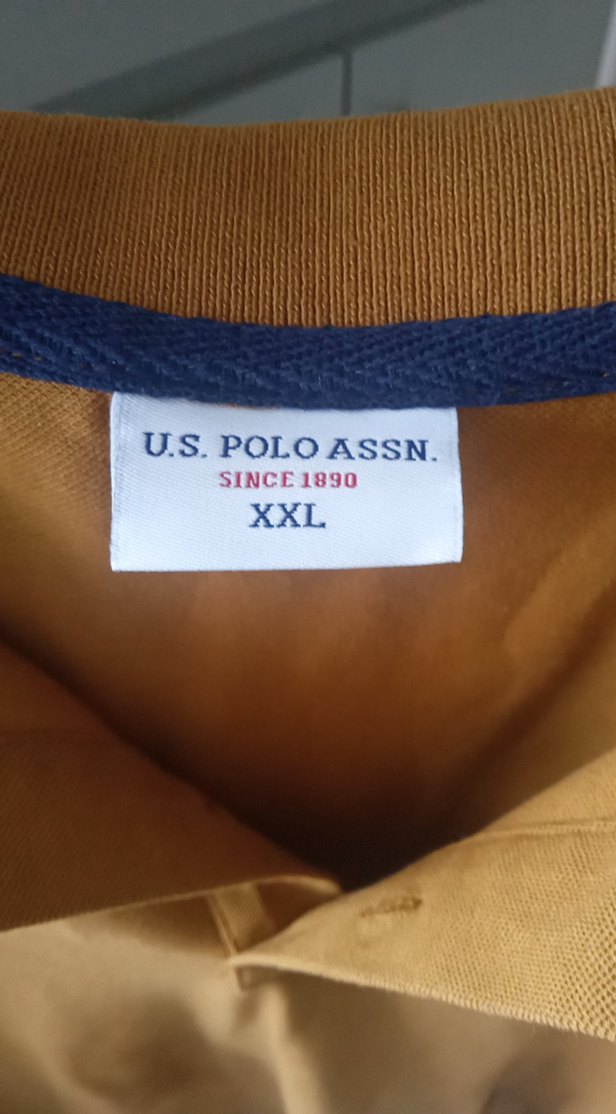 Erkek orjinal Bej Uzun Kollu Polo Tişört - Görsel 2