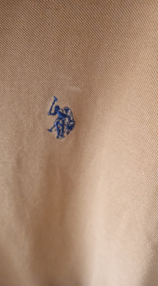 Erkek orjinal Bej Uzun Kollu Polo Tişört - Görsel 3