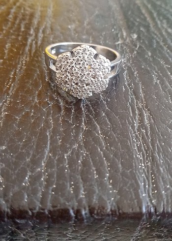 925 ayar taşlı Kadın Yüzüğü - Görsel 6