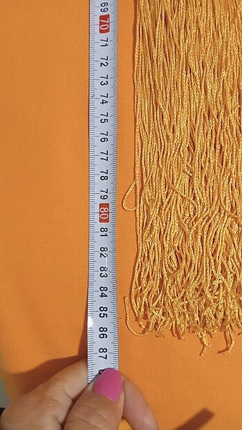 Taç marka hiç kullanilmamis püsküllü perde süsü  - Görsel 13