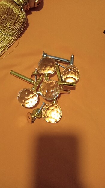 Taç marka hiç kullanilmamis püsküllü perde süsü  - Görsel 15