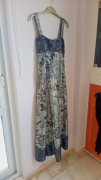 Gece elbisesi,özel tasarım,hiç kullanılmadı, - Görsel 6