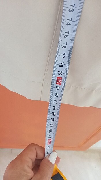 Baharlık ince mont,diz hizasinda,çok şık  - Görsel 8