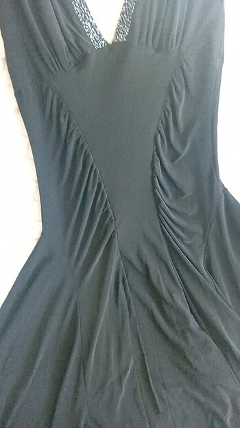 Asimetrik kesim, orta kısa elbise,s,m beden uyumlu, likralı  - Görsel 4