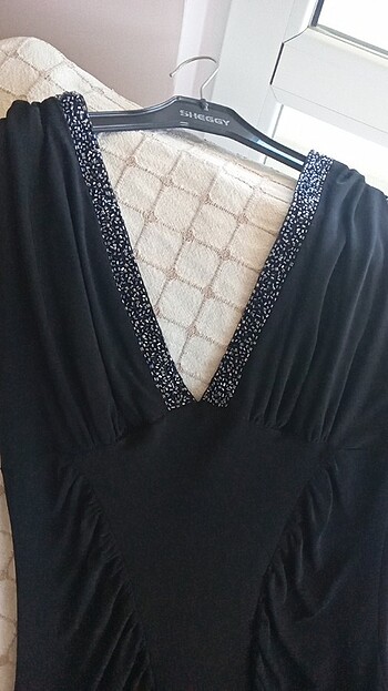 Asimetrik kesim, orta kısa elbise,s,m beden uyumlu, likralı  - Görsel 5