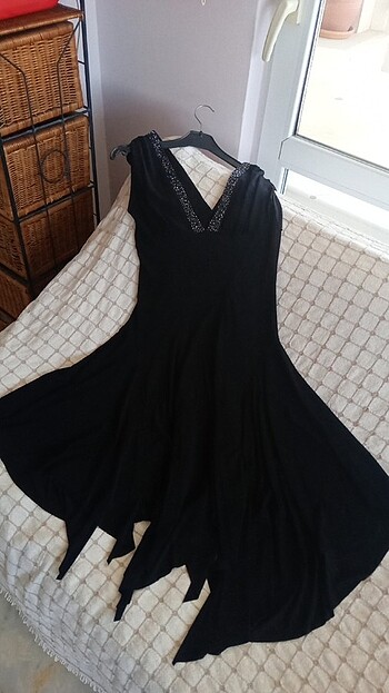 Asimetrik kesim, orta kısa elbise,s,m beden uyumlu, likralı  - Görsel 6