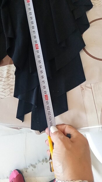 Asimetrik kesim, orta kısa elbise,s,m beden uyumlu, likralı  - Görsel 11