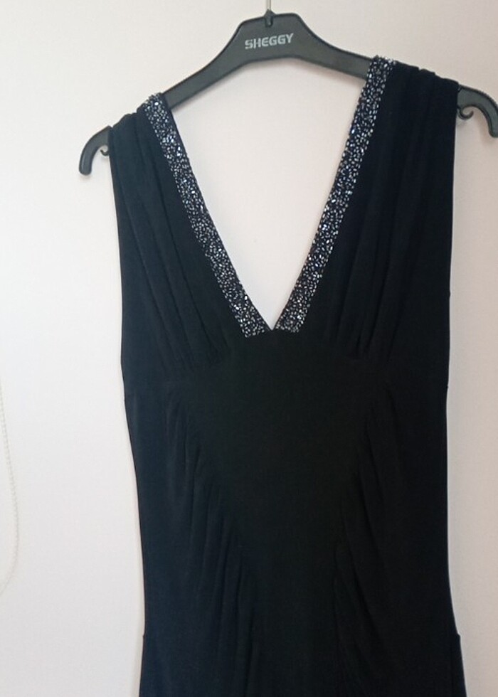 Asimetrik kesim, orta kısa elbise,s,m beden uyumlu, likralı  - Görsel 2