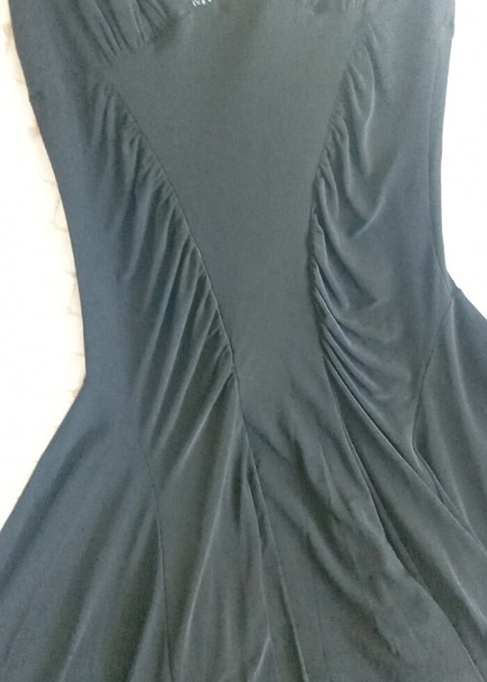 Asimetrik kesim, orta kısa elbise,s,m beden uyumlu, likralı  - Görsel 4